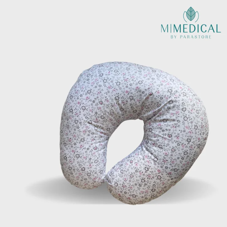 COUSSIN D'ALLAITEMENT MOTIFS FLEURIE MATIÈRE: OUATE