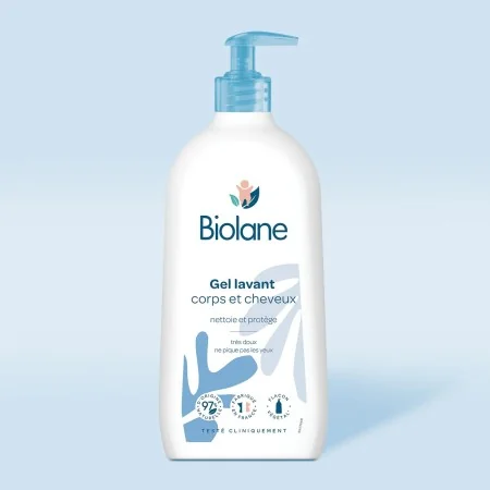 BIOLANE GEL LAVANT CORPS ET CHEVEUX 2 EN 1 350ML