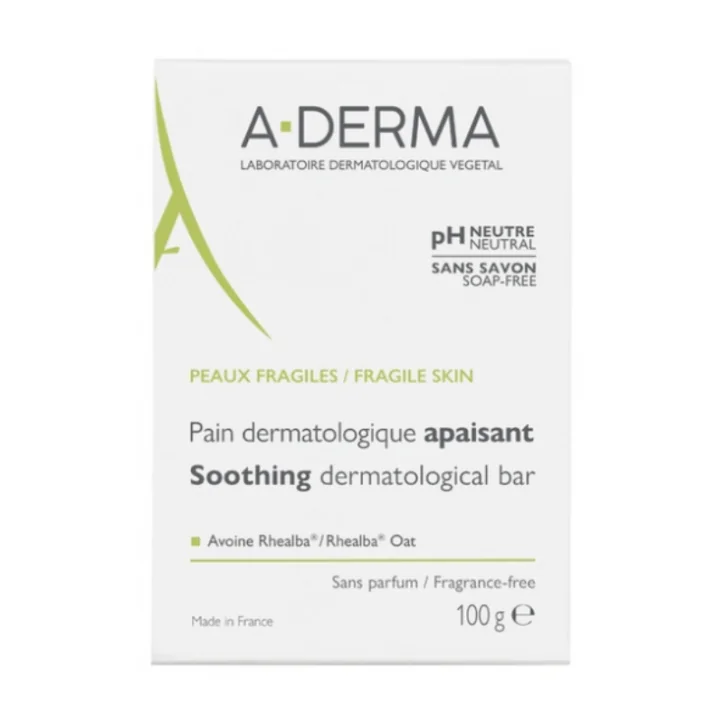 A-DERMA PAIN DERMATOLOGIQUE APAISANT 100G