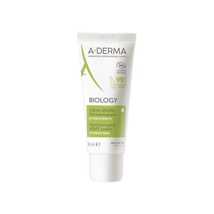 A-DERMA BIOLOGY CREME LEGERE HYDRATANTE PEAUX FRAGILE 40ML