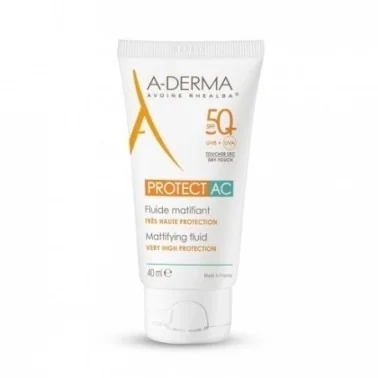 A-DERMA PROTECT AC FLUIDE MATIFIANT SPF50+ 40ML A-DERMA PROTECT AC FLUIDE MATIFIANT SPF50+ 40ML