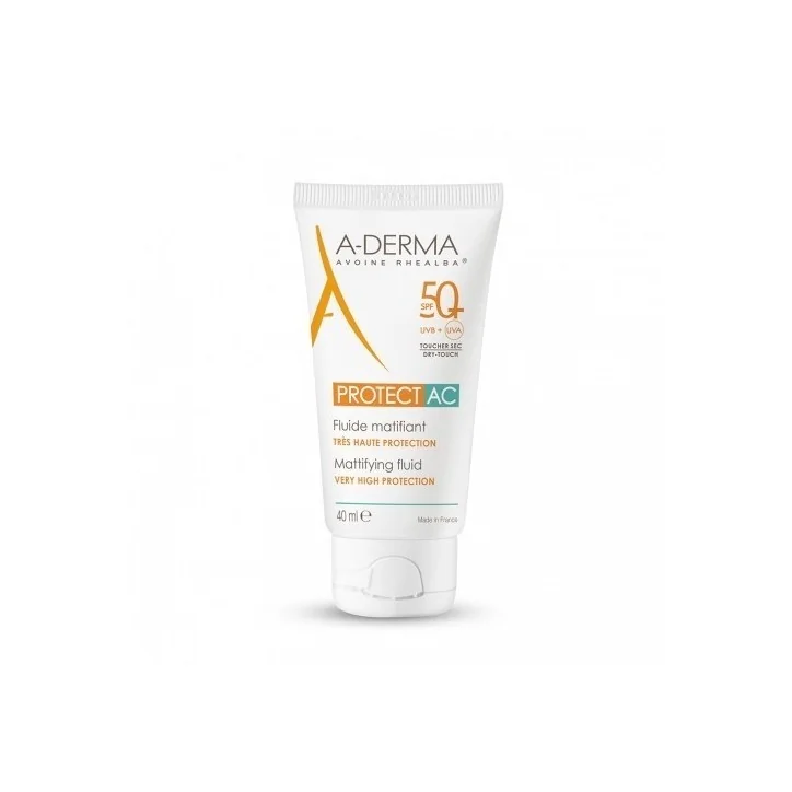 A-DERMA PROTECT AC FLUIDE MATIFIANT SPF50+ 40ML