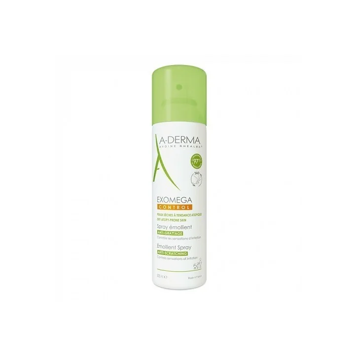 A-DERMA SPRAY EXOMEGA CONTROL EMOLLIENT ANTI-GRATTAGE PEAUX SECHES 200ML
