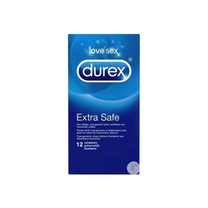 DUREX PRESERVATIF EXTRA SAFE BT 12