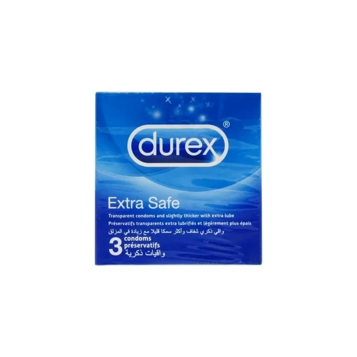 DUREX PRESERVATIF EXTRA SAFE BT 3