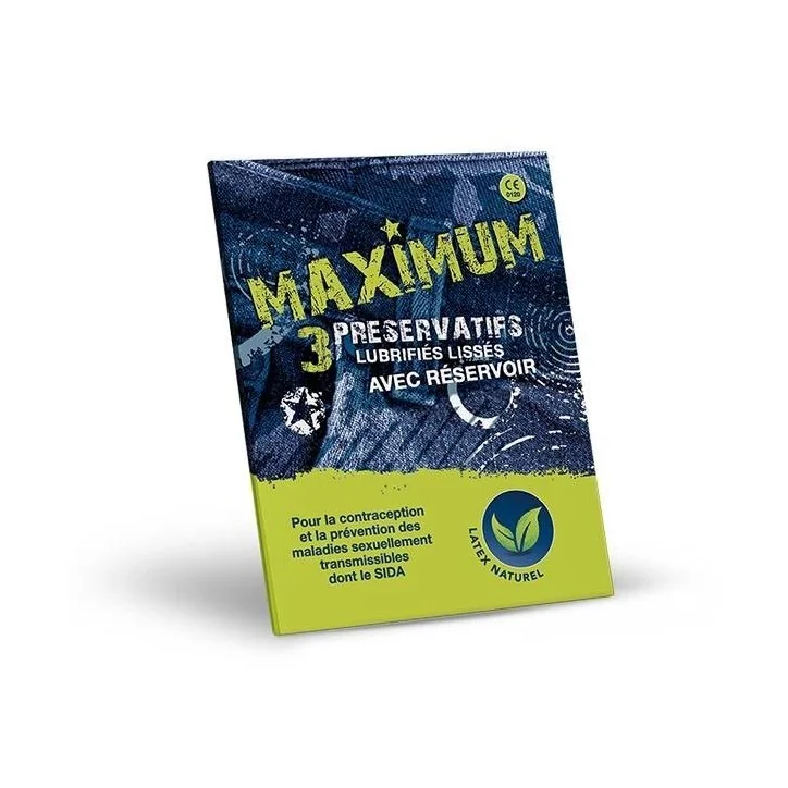 MAXIMUM PRESERVATIF NATUREL BT/3