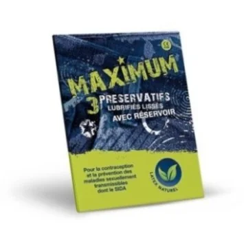 MAXIMUM PRESERVATIF NATUREL BT/3