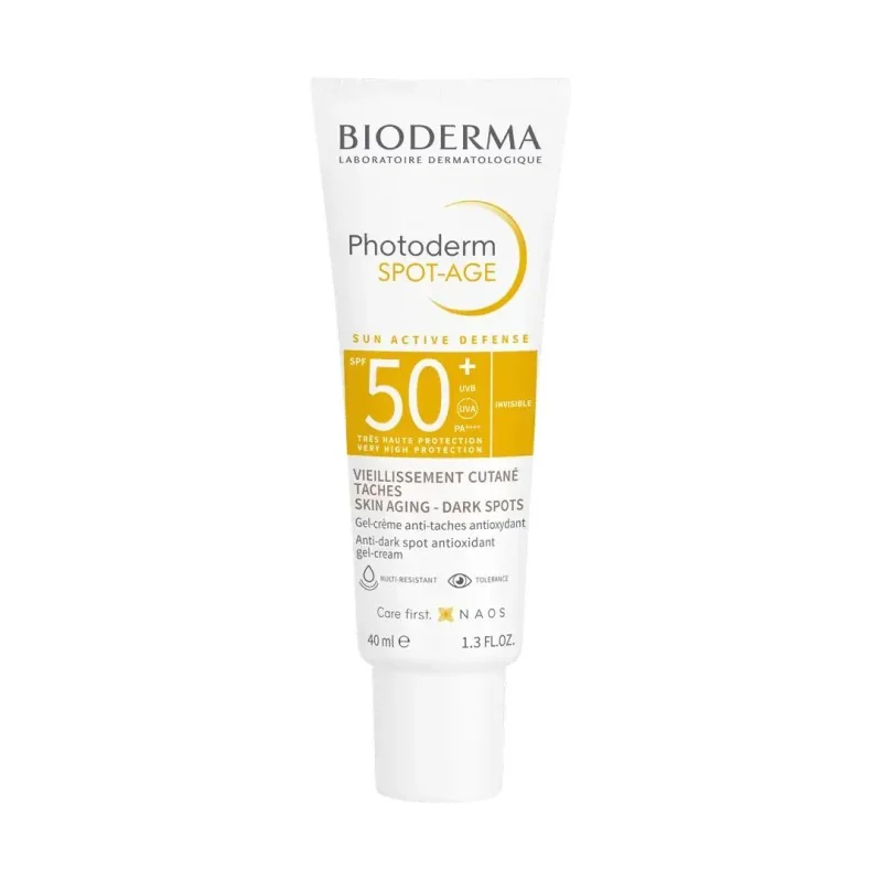 BIODERMA PHOTODERM SPOT-AGE GEL-CRÈME ANTIOXYDANT ANTI TÂCHES SPF50+ 40ML