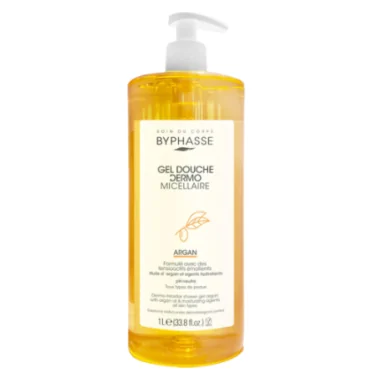 BYPHASSE GEL DOUCHE DERMO MICELLAIRE ARGAN 1L