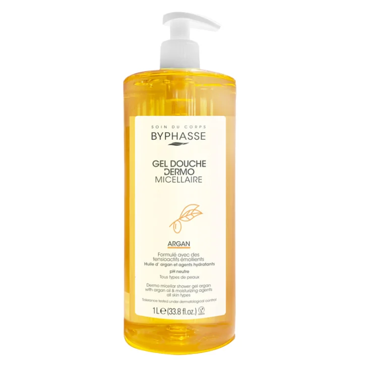 BYPHASSE GEL DOUCHE DERMO MICELLAIRE ARGAN 1L
