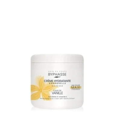 BYPHASSE CREME HYDRA CORPS A L'EXTRAIT DE VANILLE 500ML