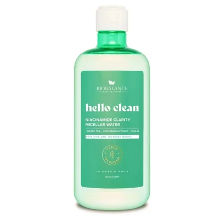 BIOBALANCE HELLO CLEAN NIACINAMIDE EAU MICELLAIRE CLARTÉ 500ML