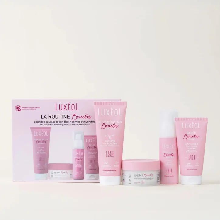 LUXEOL COFFRET ROUTINE BOUCLES FORMAT VOYAGE