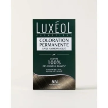 LUXÉOL COLORATION CHÂTAIN CLAIR 5N