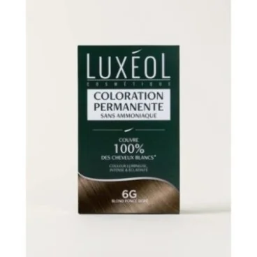 LUXÉOL COLORATION BLOND FONCÉ DORÉ 6G