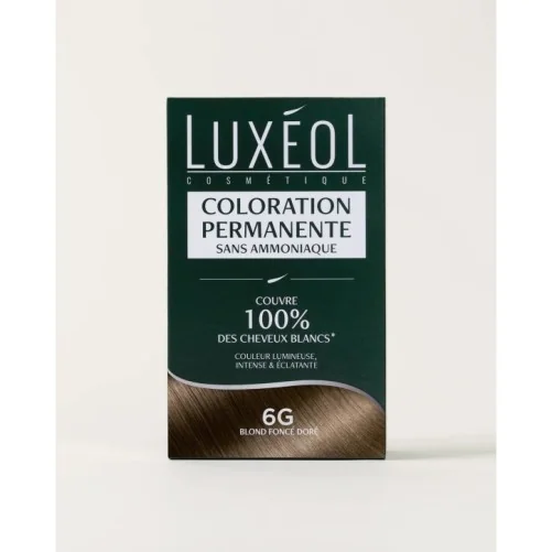 LUXÉOL COLORATION BLOND FONCÉ DORÉ 6G