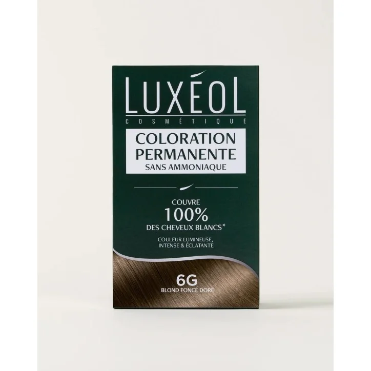 LUXÉOL COLORATION BLOND FONCÉ DORÉ 6G