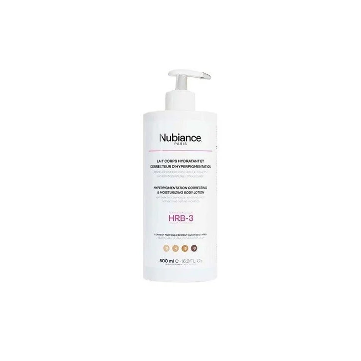 NUBIANCE LAIT CORPS CORRECTEUR D’HYPERPIGMENTATIONS 500 ML