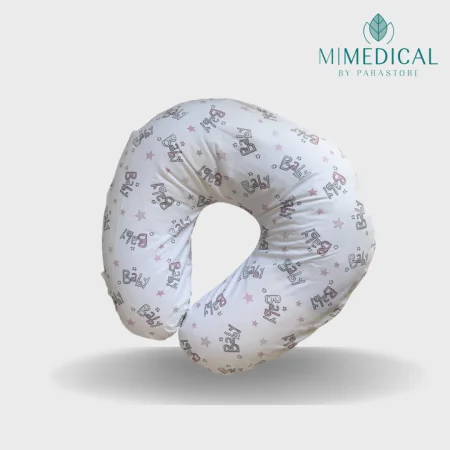 COUSSIN D'ALLAITEMENT MOTIFS BÉBÉ MATIÈRE: OUATE