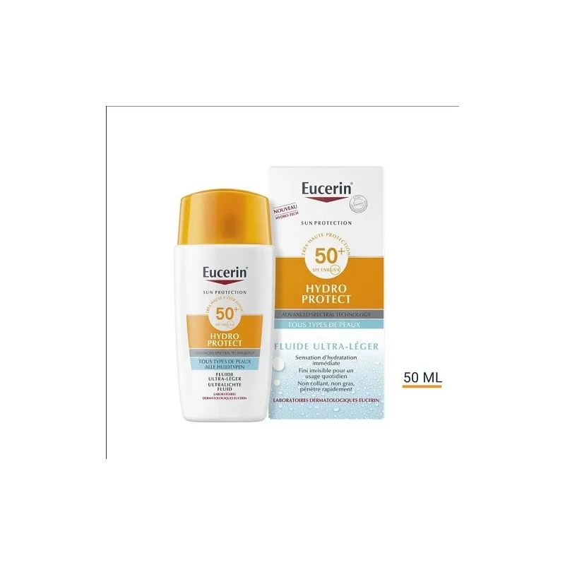 EUCERIN SUN HYDRO PROTECT FLUIDE ULTRA-LÉGER SPF50+