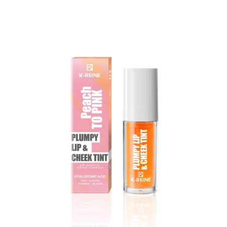 K-REINE PLUMPY LIP CHEEK TINT PEACH TO PINK 6ML