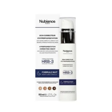 NUBIANCE HRB-3 SOIN CORRECTEUR D’HYPERPIGMENTATION FORMULE NUIT 50ML NUBIANCE HRB-3 SOIN CORRECTEUR D’HYPERPIGMENTATION FORMULE NUIT 50ML