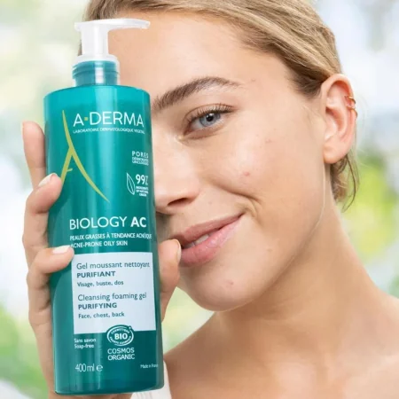 A-DERMA BIOLOGY AC GEL MOUSSANT NETTOYANT PURIFIANT 400ML