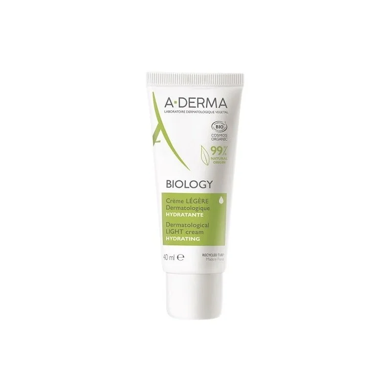 A-DERMA BIOLOGY CREME LEGERE HYDRATANTE PEAUX FRAGILE 40ML