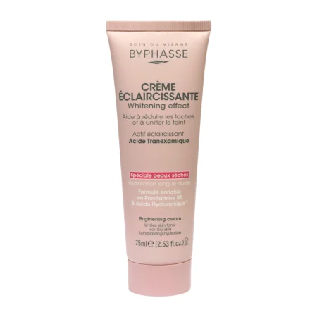 BYPHASSE CREME VISAGE ECLAIRCISSANTE WHITENING EFFECT SPECIALE PEAUX SECHES 75ML