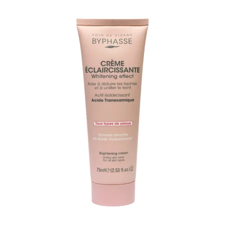BYPHASSE CREME VISAGE ECLAIRCISSANTE WHITENING EFFECT TOUS TYPES DE PEAUX 75ML