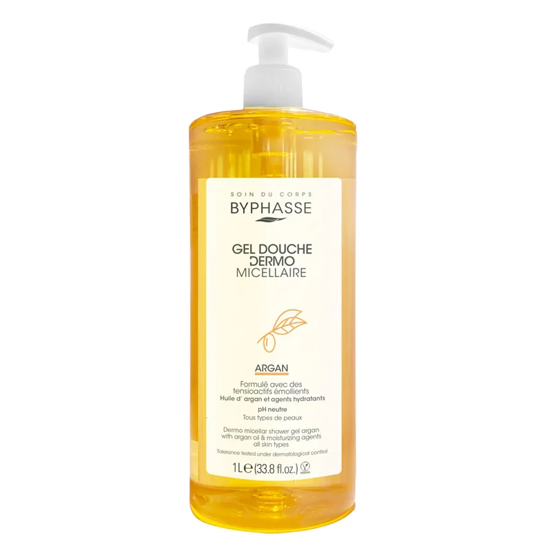 BYPHASSE GEL DOUCHE DERMO MICELLAIRE ARGAN 1L