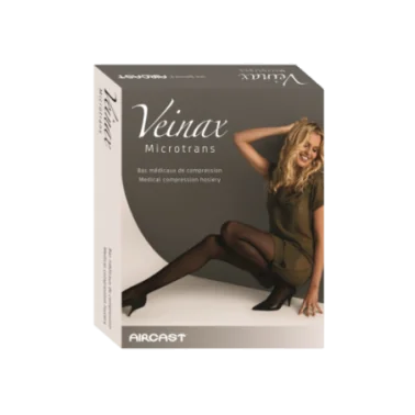 VEINAX FEMME BAS DE CONTENTION MICROTRANS CLASSE 2 PIEDS FERMES
