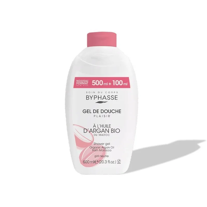 BYPHASSE GEL DE DOUCHE A L'HUILE D'ARGAN BIO 600ML