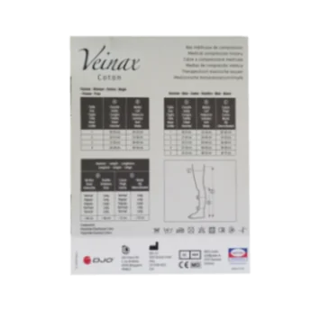 VEINAX HOMME BAS DE CONTENTION COTON CLASSE 2