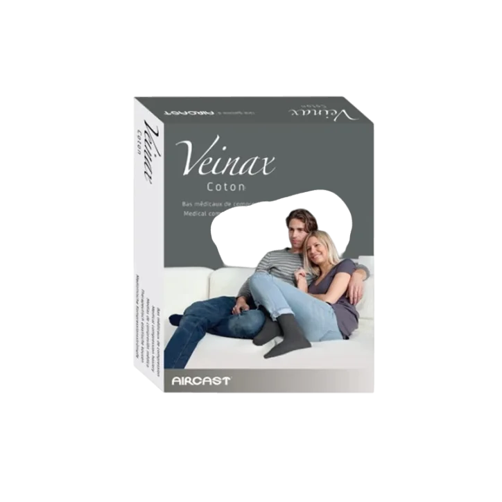 VEINAX HOMME CHAUSSETTE DE CONTENTION COTON CLASSE 2