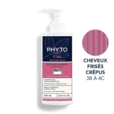 PHYTO BOUCLES INTENSES SHAMPOOING DOUCHE MAGIQUE 400ML