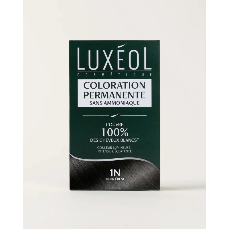 LUXÉOL COLORATION NOIR ÉBÈNE 1N