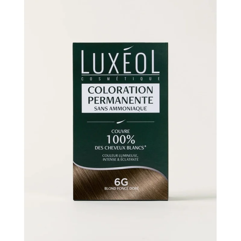 LUXÉOL COLORATION BLOND FONCÉ DORÉ 6G