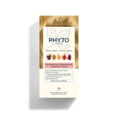 PHYTO COLORATION PHYTO 9.3 BLOND TRÈS CLAIR DORÉ