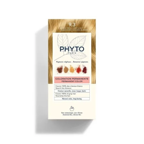 PHYTO COLORATION PHYTO 9.3 BLOND TRÈS CLAIR DORÉ