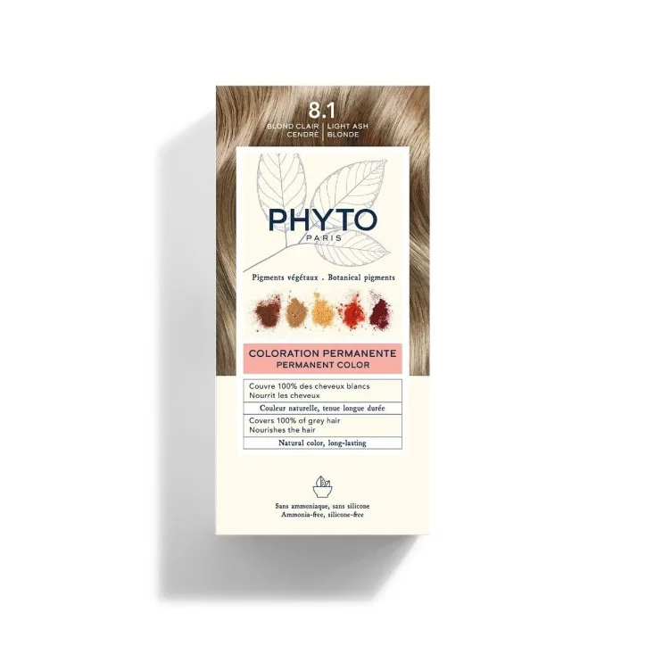 PHYTO COLORATION PHYTO 8.1 BLOND CLAIR CENDRÉ
