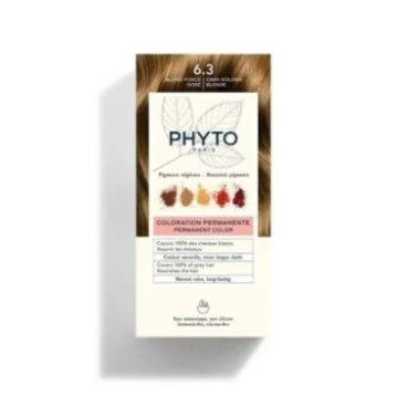 PHYTO COLORATION PHYTO 6.3 BLOND FONCÉ DORÉ