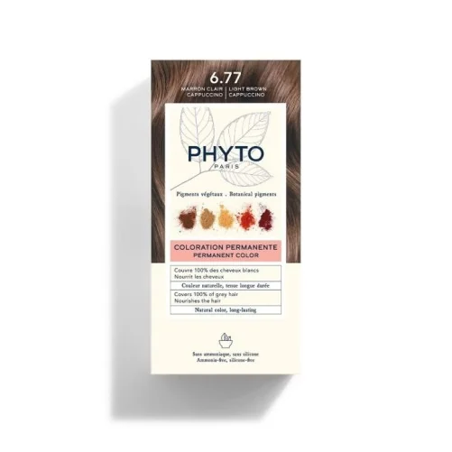PHYTO COLORATION PHYTO 6.77 MARRON CLAIR CAPPUCCINO