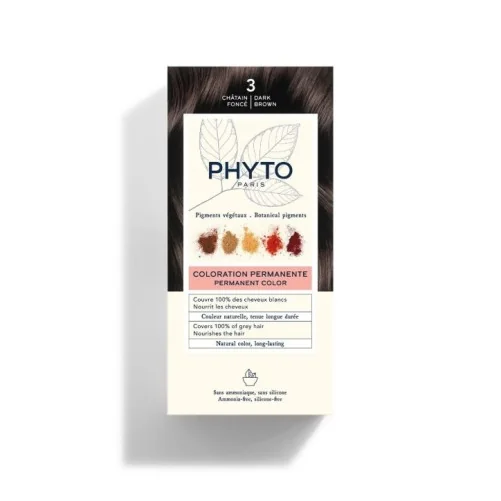 PHYTO COLORATION PHYTO 3 CHÂTAIN FONCÉ
