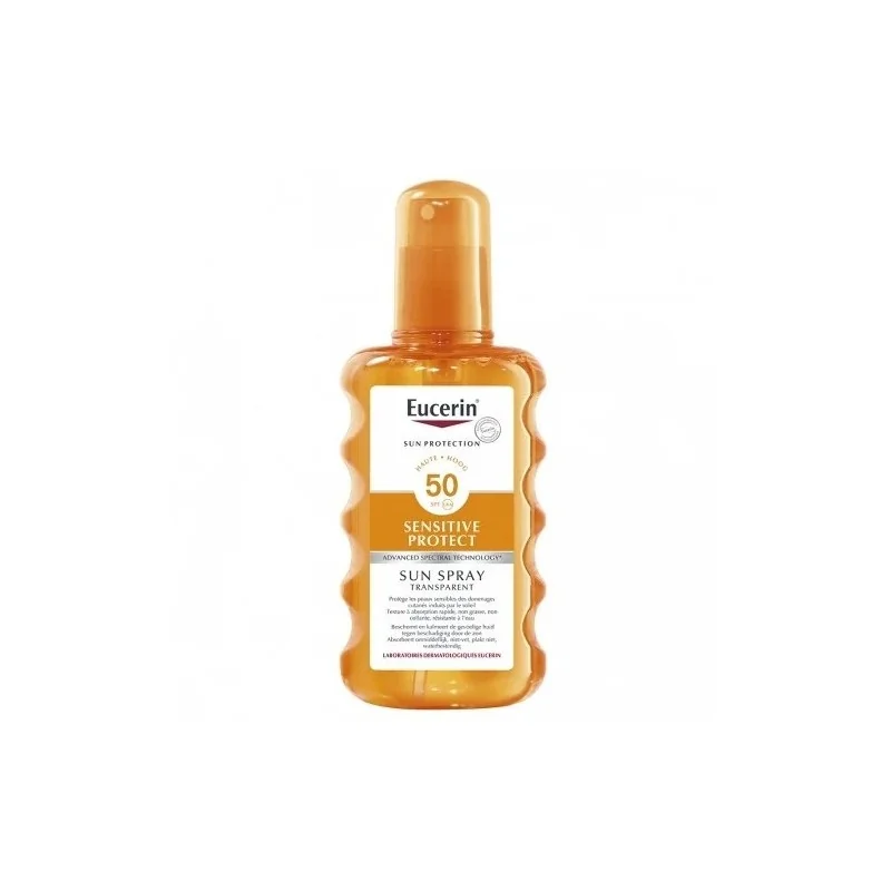 EUCERIN SUN SENSITIVE PROTECT SPRAY TRANSPARENT SPF50 200ML