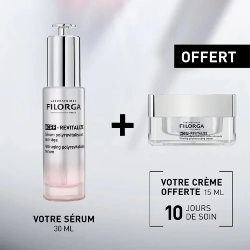 FILORGA COFFRET NCEF -REVITALIZE SERUM POLYREVITALISANT 30ML+CREME RAFFERMISSANTE 15ML (OFFERT)