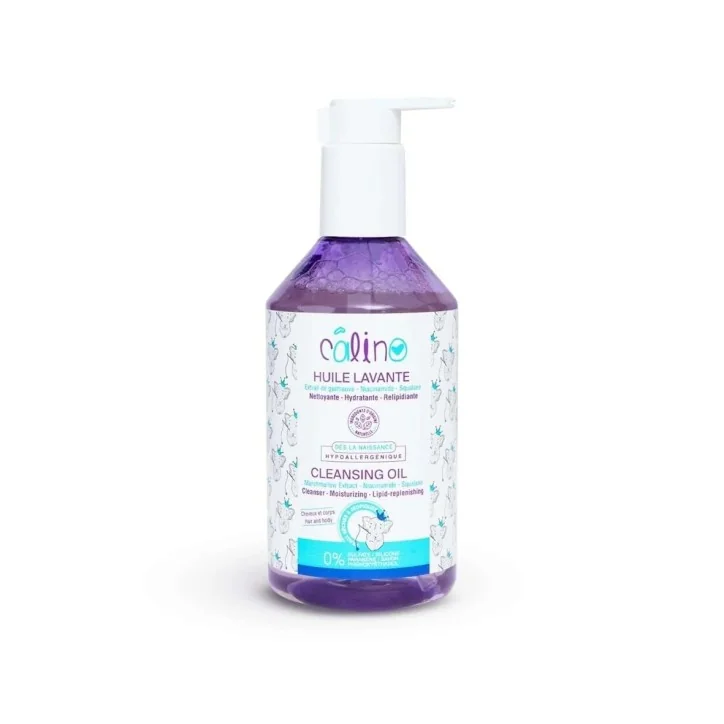 CALINO HUILE LAVANT À L’EXTRAIT DE GUIMAUVE POUR BÉBÉ 300 ML