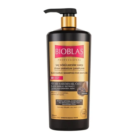 BIOBLAS SHAMPOOING A L'AIL NOIR 1 LITRE