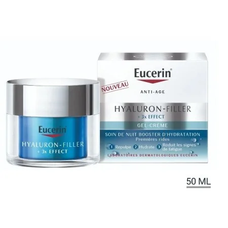 EUCERIN HYALURON-FILLER +3X EFFECT SOIN NUIT BOOSTER HYDRATATION