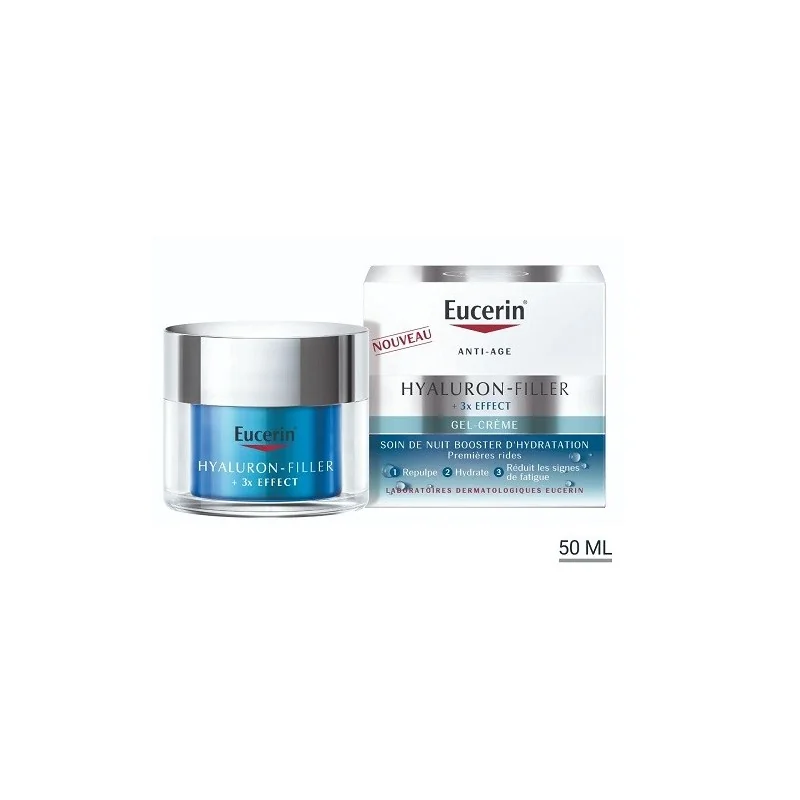 EUCERIN HYALURON-FILLER +3X EFFECT SOIN NUIT BOOSTER HYDRATATION